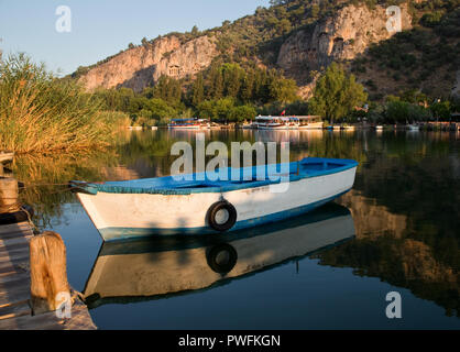 dalyan turkey tombs rock dalaman river alamy riverboats tourists many take