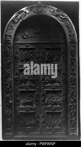 Bronze doors for the House wing (later moved to the central east front entrance), U.S. Capitol Stock Photo