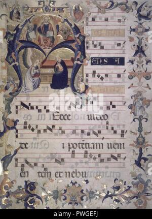 Don Simone A frontispiece from a choir book by Don Simone Camaldolese, held at the ...