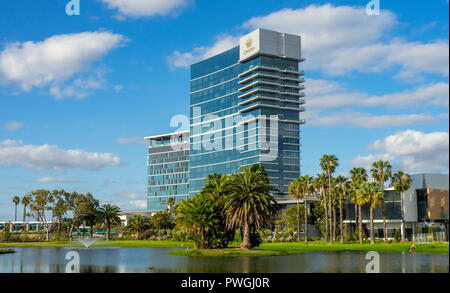 Crown Towers luxury hotel in Burswood Perth Western Australia. Stock Photo