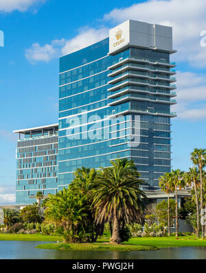 Crown Towers luxury hotel in Burswood Perth Western Australia. Stock Photo