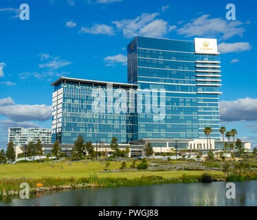 Crown Towers luxury hotel in Burswood Perth Western Australia. Stock Photo