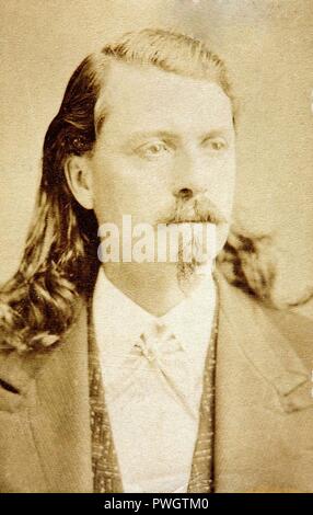 Buffalo Bill Cody by Gurney & Son, c1875. Stock Photo