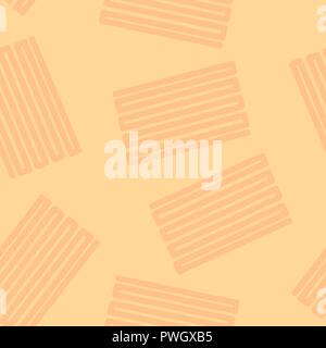 Seamless abstract pattern. Uneven creamy vertical stripes on a yellow background. Background for wallpaper and gift wrapping. Stock Vector