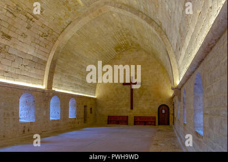 France. Vaucluse (84). Common Gordes. Regional Natural Park of Luberon. Abbey Notre Dame de Senanque dating from the twelfth century. The dormitory Stock Photo