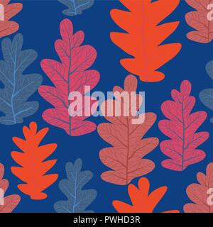 Trend Leaves pattern Stock Vector