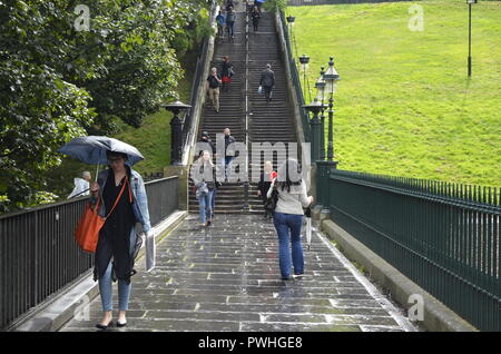 Edinburgh scotland an old city in the uk Stock Photo