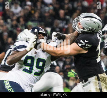 Seattle Seahawks defensive end Quinton Jefferson celebrates during an NFL  football game against the Atlanta Falcons, Sunday, Sept. 25, 2022, in  Seattle. The Falcons won 27-23. (AP Photo/Stephen Brashear Stock Photo -  Alamy