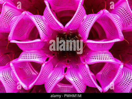 Abstract bright pink pattern Stock Photo
