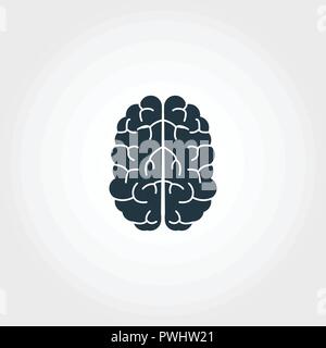 Premium Vector  Brain with wires medical test icon neurology symbol