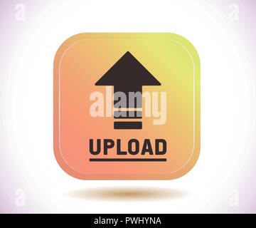 Download and upload button vector Stock Vector