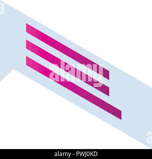 Love chat message icon, isometric style Stock Vector