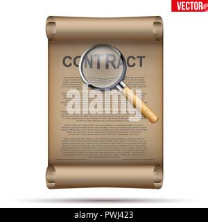 Legal contract signing Stock Vector