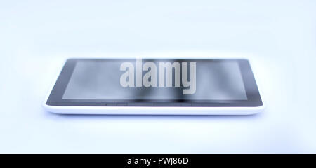 modern e-book . isolated on a black background. Stock Photo