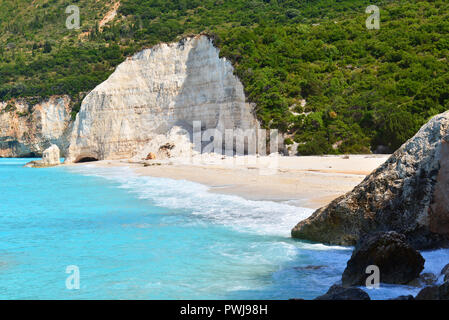 Landscape of Kefalonia island in Greece Stock Photo
