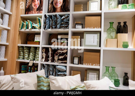 West Elm Store Contemporary Home Decor Nyc Usa Stock Photo