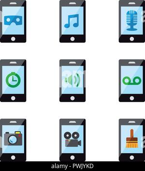 Mobile Apps Stock Vector