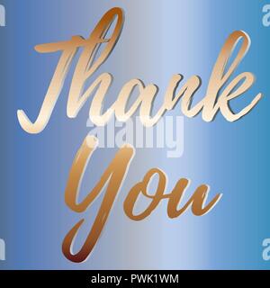 Thank you calligraphy hand lettering isolated on white background ...