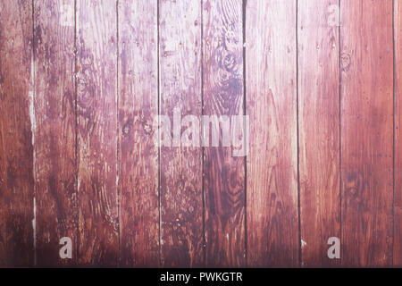 Brown wood wall made of wooden planks. Abstract wood texture background. Stock Photo