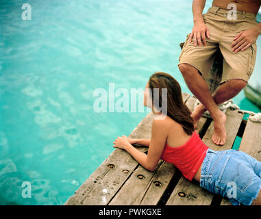 A couple on a holiday. Stock Photo