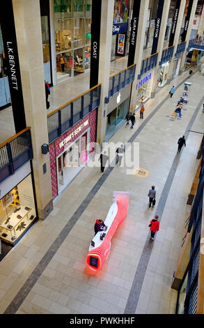 grand arcade, shopping mall interior, cambridge, england Stock Photo