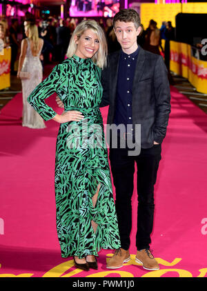 Mollie King and Matt Edmondson attending the ITV Palooza held at the Royal Festival Hall, Southbank Centre, London. Stock Photo