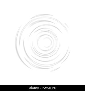 Circles on water. Vector illustration. Transparent texture. Wave design. Stock Vector