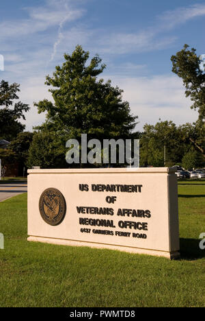 US Department of Veterans Affairs Regional Office, Columbia, South Carolina USA. Stock Photo