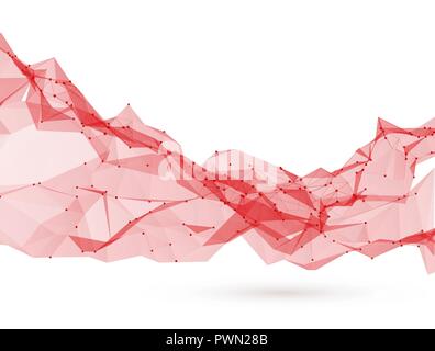 Low poly abstract background. Triangular vector illustration. Stock Vector