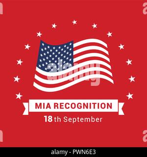 Happy Mia recognition card design vector Stock Vector