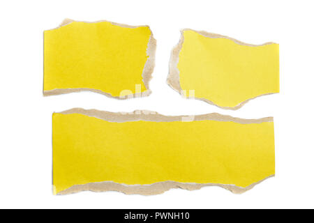 Torn paper background for advertising or banner message Stock Photo