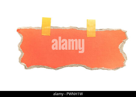 Torn paper background for advertising or banner message Stock Photo