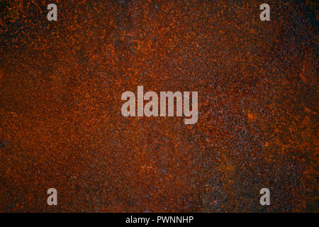 Abstract rusty grunge surface of red and red color. Stock Photo