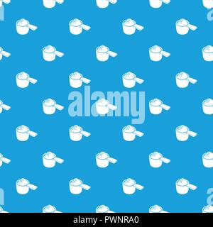 Detergent dose pattern vector seamless blue Stock Vector