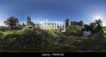 360 degree panoramic view of White Castle, Monmouthshire