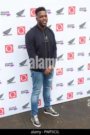 London, UK. 17th Oct, 2018. The Round House Chalk Farm  Mo Gilligan arrives at the Q Awards 2018  in Association with Absolute Radio Credit: Dean Fardell / Alamy Live News Feed/Alamy Live News Stock Photo