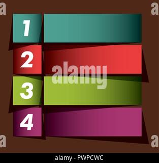 Infographics options banner for your design Stock Vector