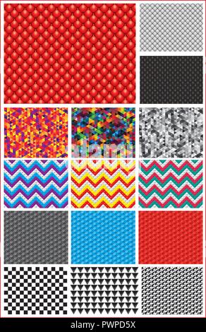 set of vector backgrounds vector illustration Stock Vector