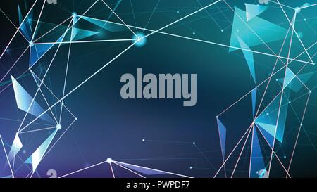 Abstract digital background, Futuristic style of the future technology for your design Stock Vector