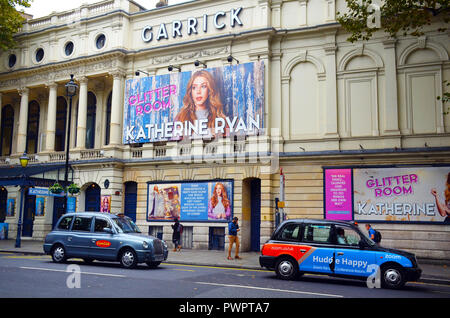 London, UK, 4 October 2018 The unstoppable rise of Katherine Ryan continues as the comic takes over the Garrick Theatre in the West End, performing he Stock Photo
