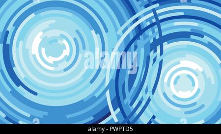 Splash a water drop, waves from the rain, Vector flat illustration template for your design Stock Vector