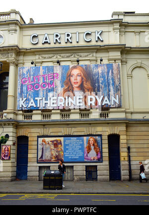 London, UK, 4 October 2018 The unstoppable rise of Katherine Ryan continues as the comic takes over the Garrick Theatre in the West End, performing he Stock Photo