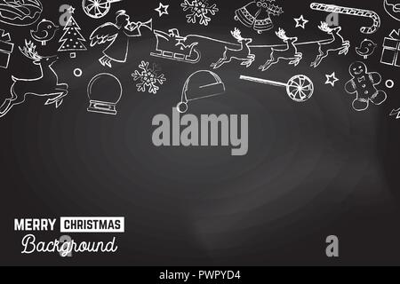 Seamless pattern of christmas texture icons on white background Stock ...