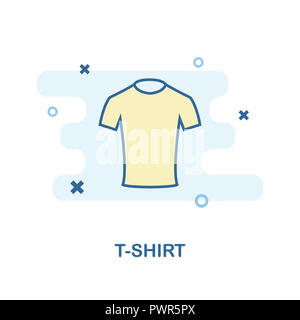 T-Shirt icon. Monochrome style design from clothes collection. UX and UI. Pixel perfect t-shirt icon. For web design, apps, software, printing usage. Stock Photo