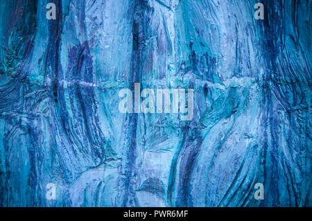 blue wavy bronze texture with vignette. background, pattern. Stock Photo