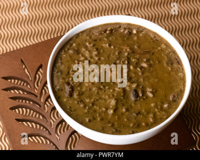 A THICK DAL MADE FROM BEANS/ DAL MAKHANI Stock Photo