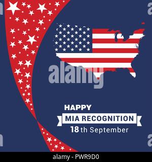 Happy Mia recognition card design vector Stock Vector