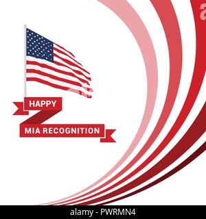 Happy Mia recognition card design vector Stock Vector