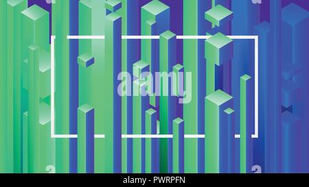 Abstract image background with geometric elements, vector rectangles pattern template for your design Stock Vector