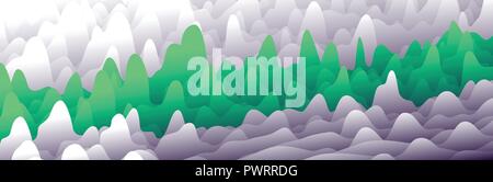 Colorful layers in gradient texture vector banner, Abstract background design for website template for your design Stock Vector